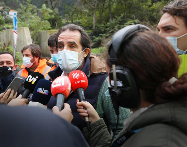 Presidente do Governo em Ponta Delgada 