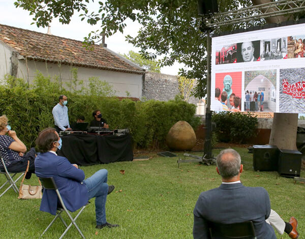 Albuquerque na apresentação do novo portal da Cultura