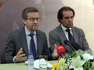 Declarações do Comissário Europeu Carlos Moedas aos jornalistas