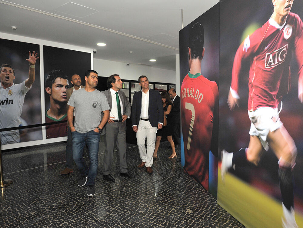 Presidente e Secretário visitaram o novo Museu CR7