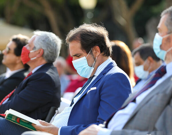 Albuquerque no lançamento da obra ‘Marítimo – A Antiguidade é um Posto’