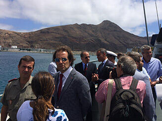 Albuquerque acompanhou operação de afundamento da Corveta Pereira D’Eça