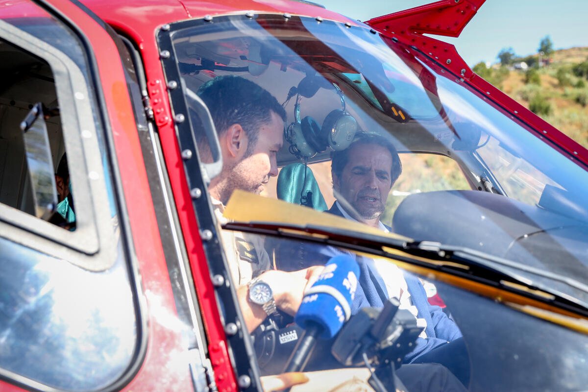 Governo é que paga o helicóptero