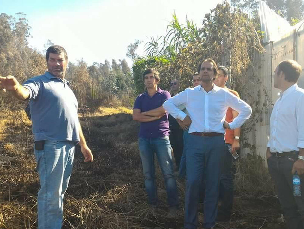 Miguel Albuquerque visitou áreas atingidas pelos incêndios