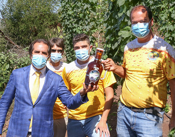 Miguel Albuquerque destaca hoje o caráter inovador da plantação de lúpulo na Madeira