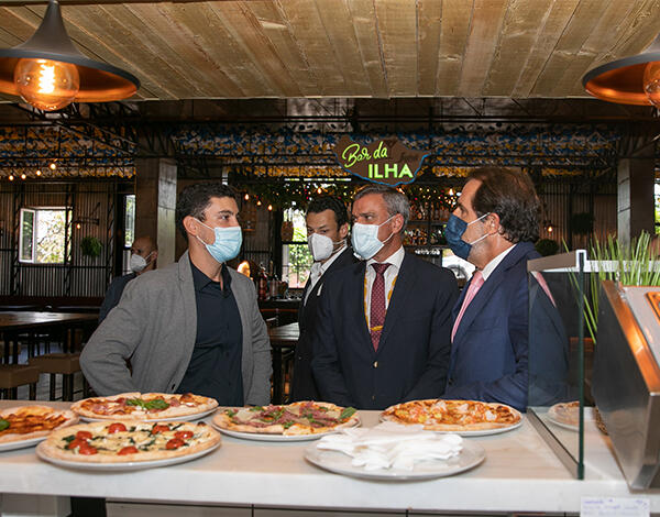 Presidente do Governo visitou espaço de restauração inovador à Imperatriz Dona Amélia 