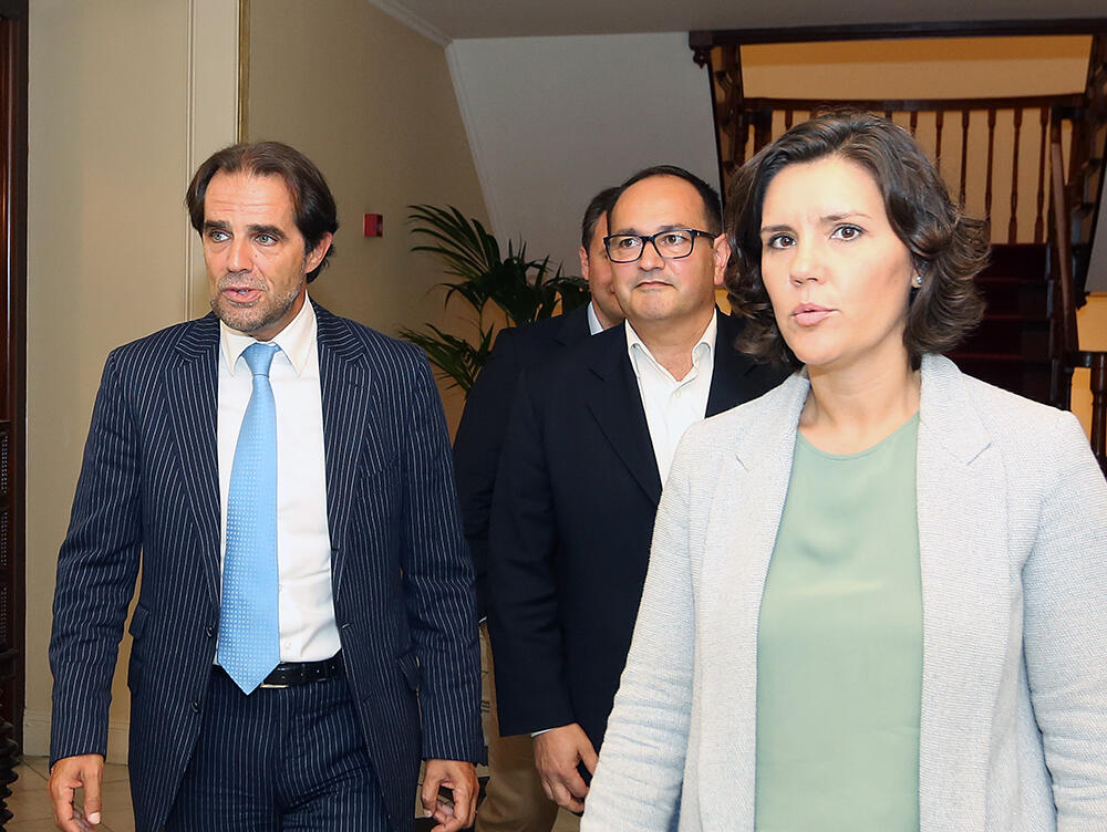 Miguel Albuquerque recebeu Assunção Cristas