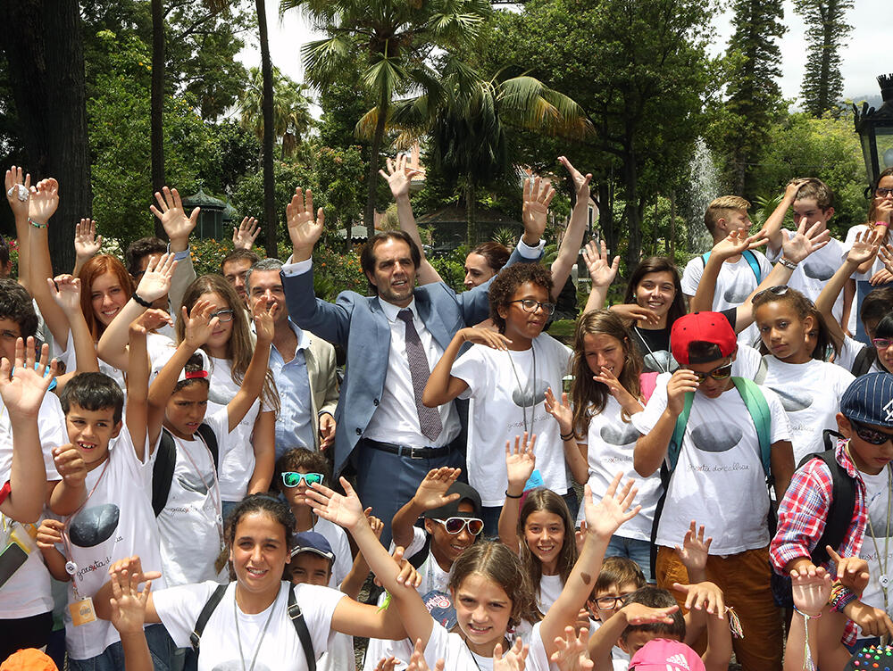 Presidente do Governo recebeu grupo de ATL da Garota do Calhau