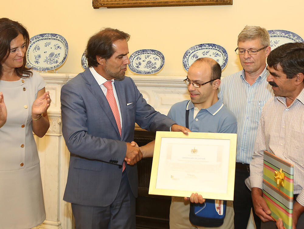 Miguel Albuquerque entregou Louvor ao atleta Francisco Gouveia