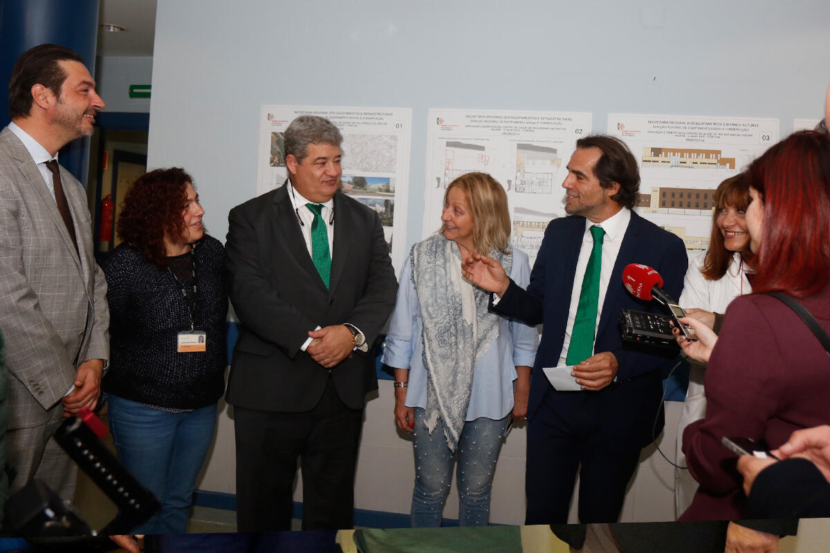 2 milhões para ampliar e beneficiar o Centro de Saúde da Nazaré