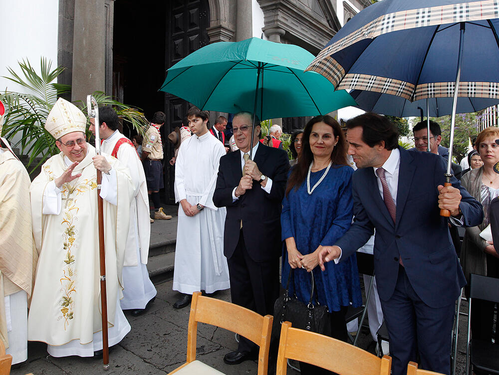 Miguel Albuquerque participou na Missa do Corpo de Deus