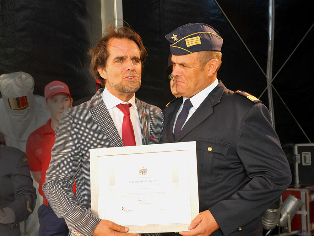 Louvor entregue aos Comandantes José Agostinho Silva e Rui Pedro Gouveia de Sousa