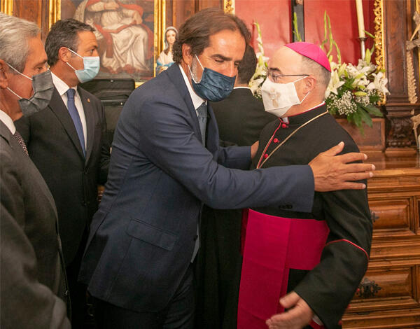 Presidente pediu a Nossa Senhora do Monte que a situação pandémica seja ultrapassada