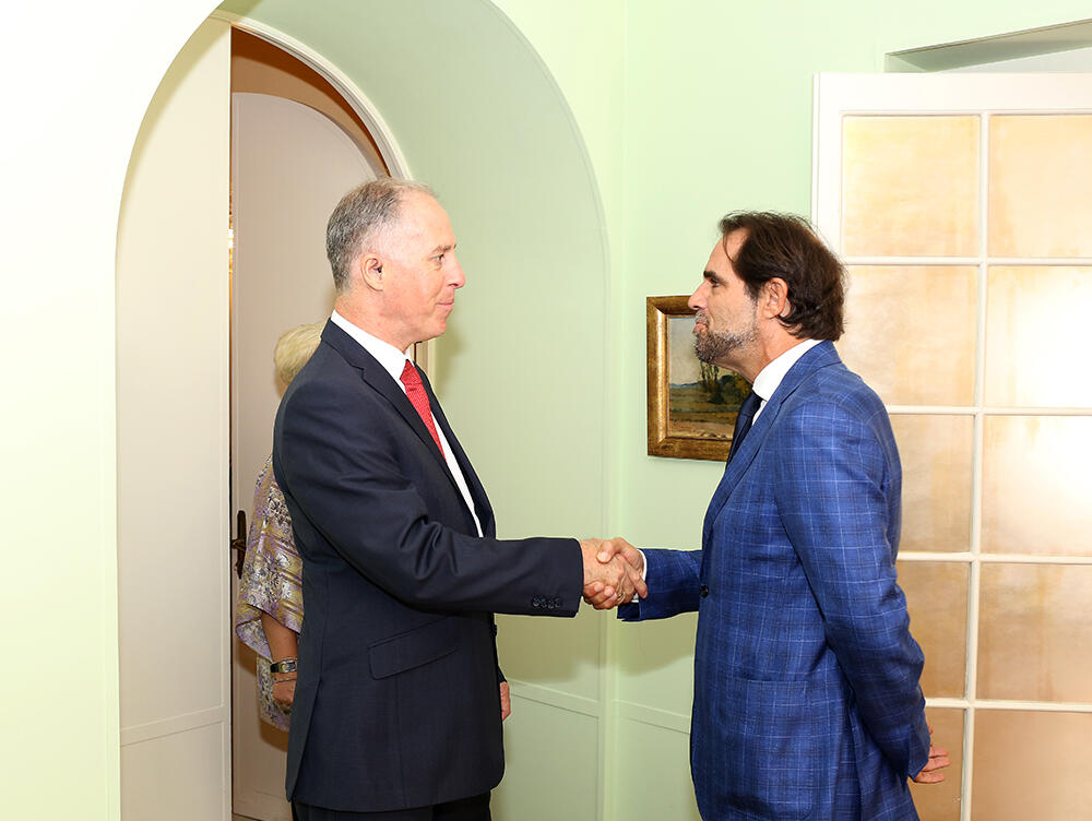 Miguel Albuquerque recebeu Peter Rayner