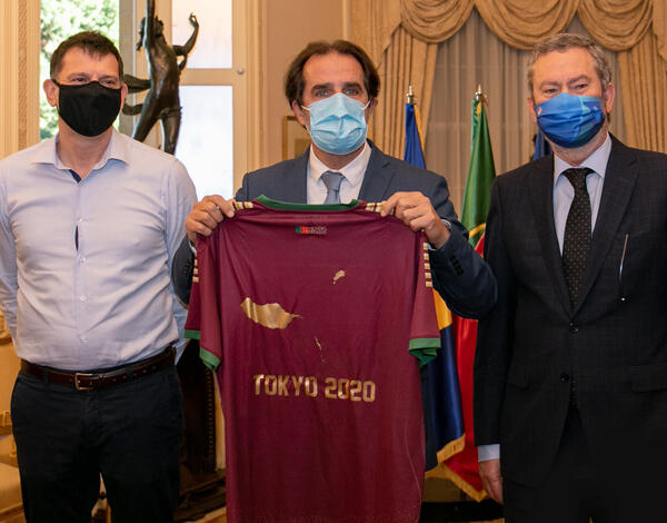 Albuquerque recebeu Paulo Fidalgo