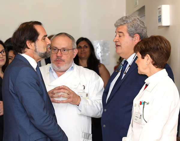 Albuquerque visitou Serviço de Hemato-Oncologia para reforçar confiança nos profissionais
