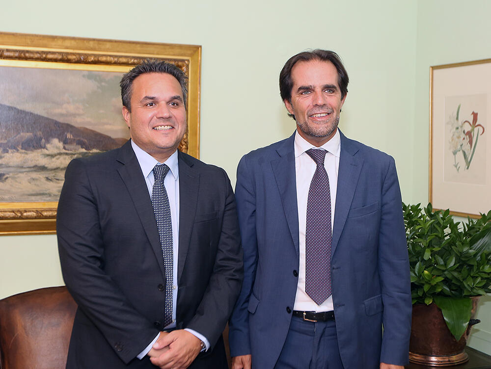 Miguel Albuquerque recebeu o Presidente da Ilha da Reunião 