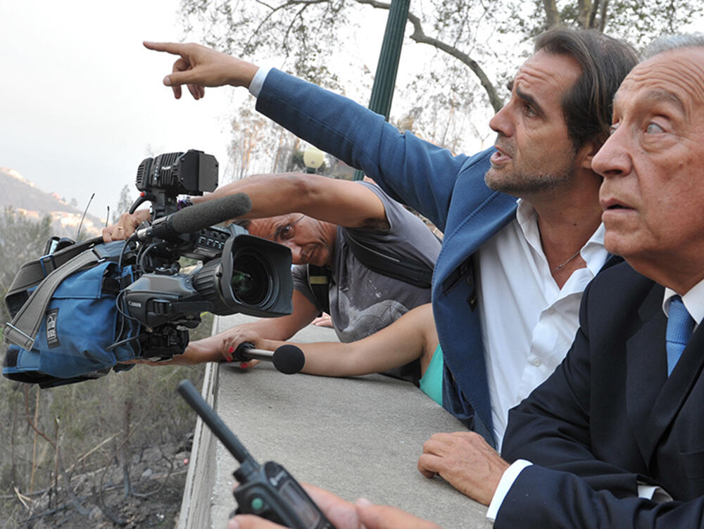 Marcelo Rebelo de Sousa inteirou-se dos incêndios na Região