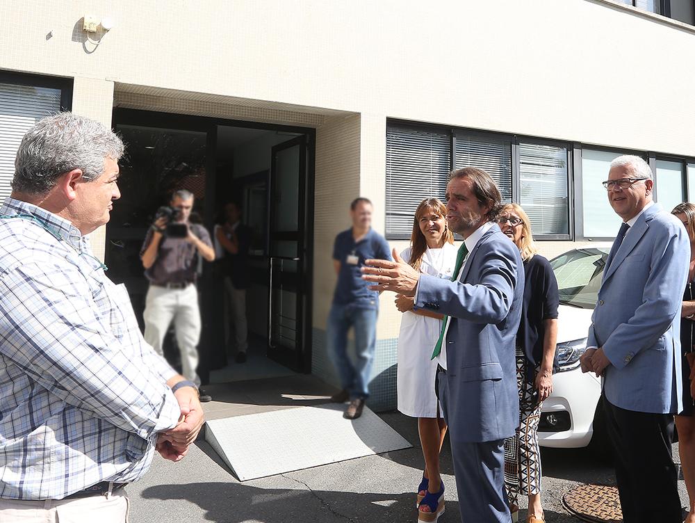 Presidente do Governo Regional visitou o Centro de Saúde da Nazaré.