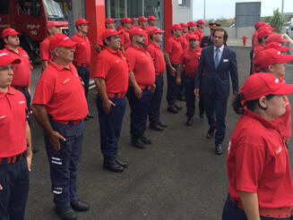 Presidente do GR inaugurou Quartel dos Bombeiros do Porto Santo