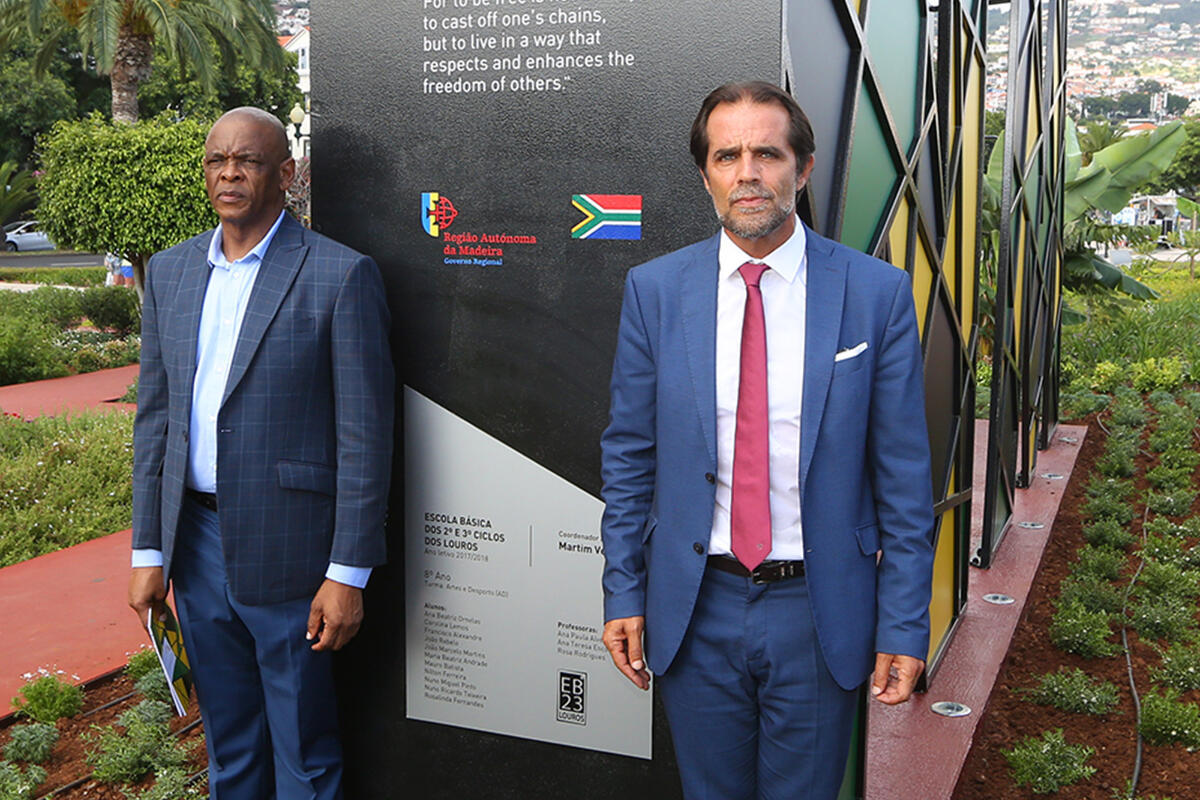 O presidente do Governo Regional enalteceu Nélson Mandela