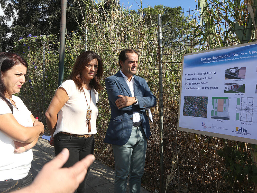 Miguel Albuquerque anunciou construção de quatro fogos habitacionais.