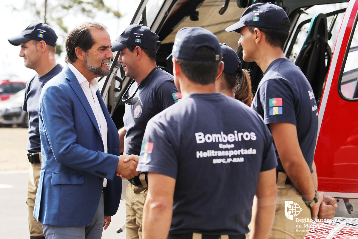 Helicóptero é um dos grandes investimentos do Governo Regional
