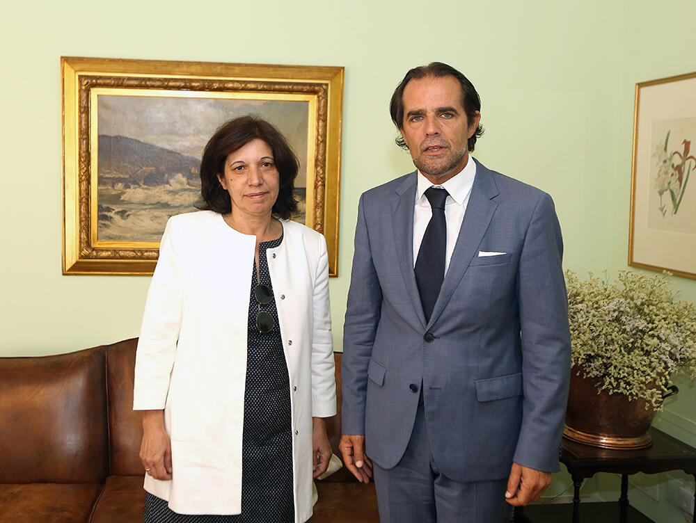 Secretária de Estado prestou cumprimentos a Miguel Albuquerque