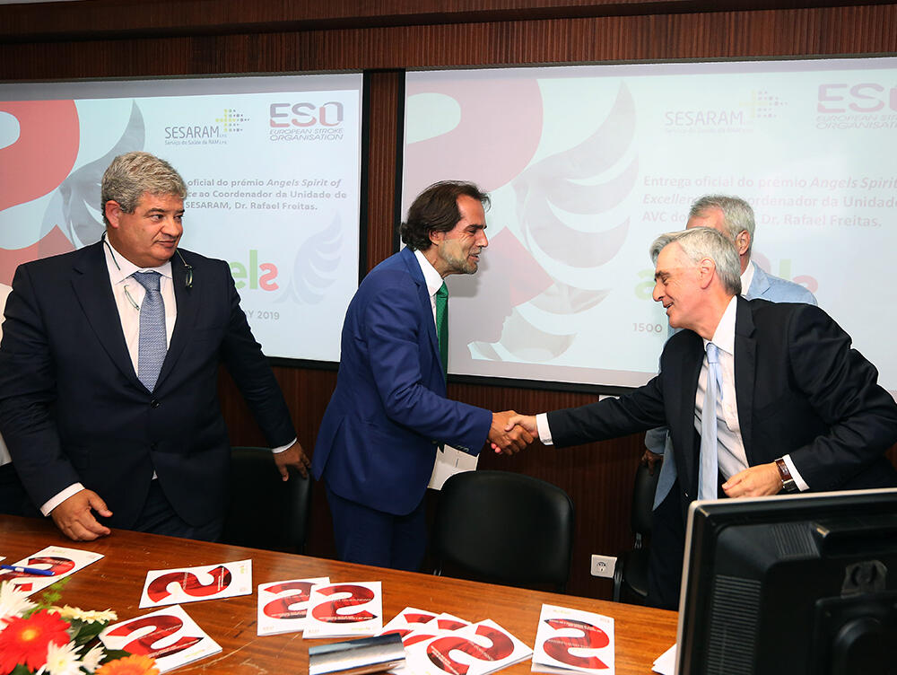 Coordenador da Unidade de AVC do SESARAM foi distinguido com o prémio “Angels Spirit of Excellence”  