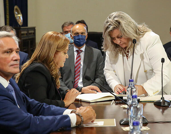 Albuquerque presente na tomada de posse