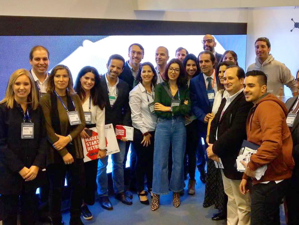 Presidente do Governo Regional na Web Summit com as empresas madeirenses