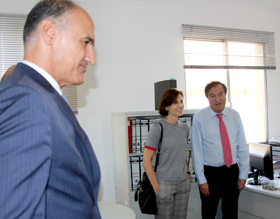Secretário Regional de Educação visita as novas instalações