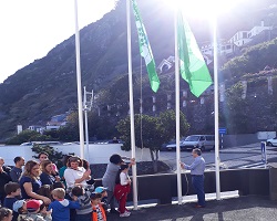 Hastear das Bandeiras Verdes no Concelho do Porto Moniz