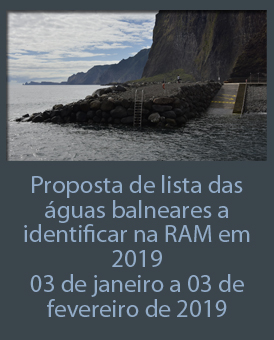 Consulta Pública: Proposta dos Municípios sobre as águas balneares a identificar na RAM em 2019