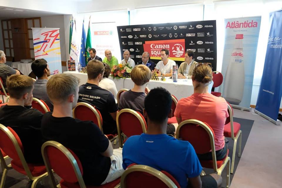 Apresentação da 19.ª edição do Torneio Internacional de Squash da Madeira