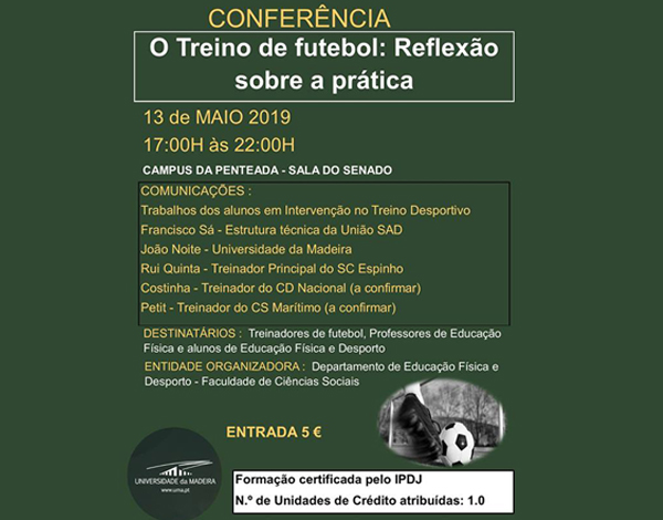 Conferência o Treino de Futebol: Reflexão sobre a Prática