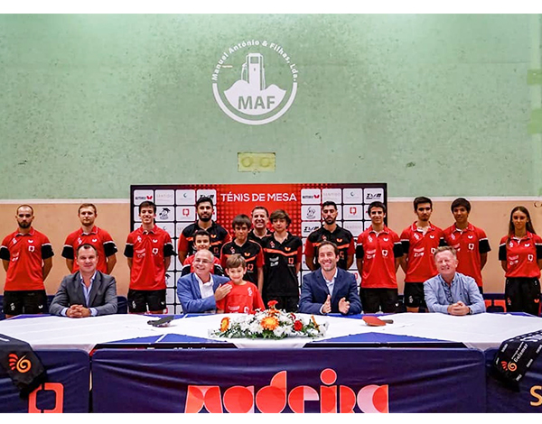 Apresentação da equipa de ténis de mesa da Associação Desportiva Galomar