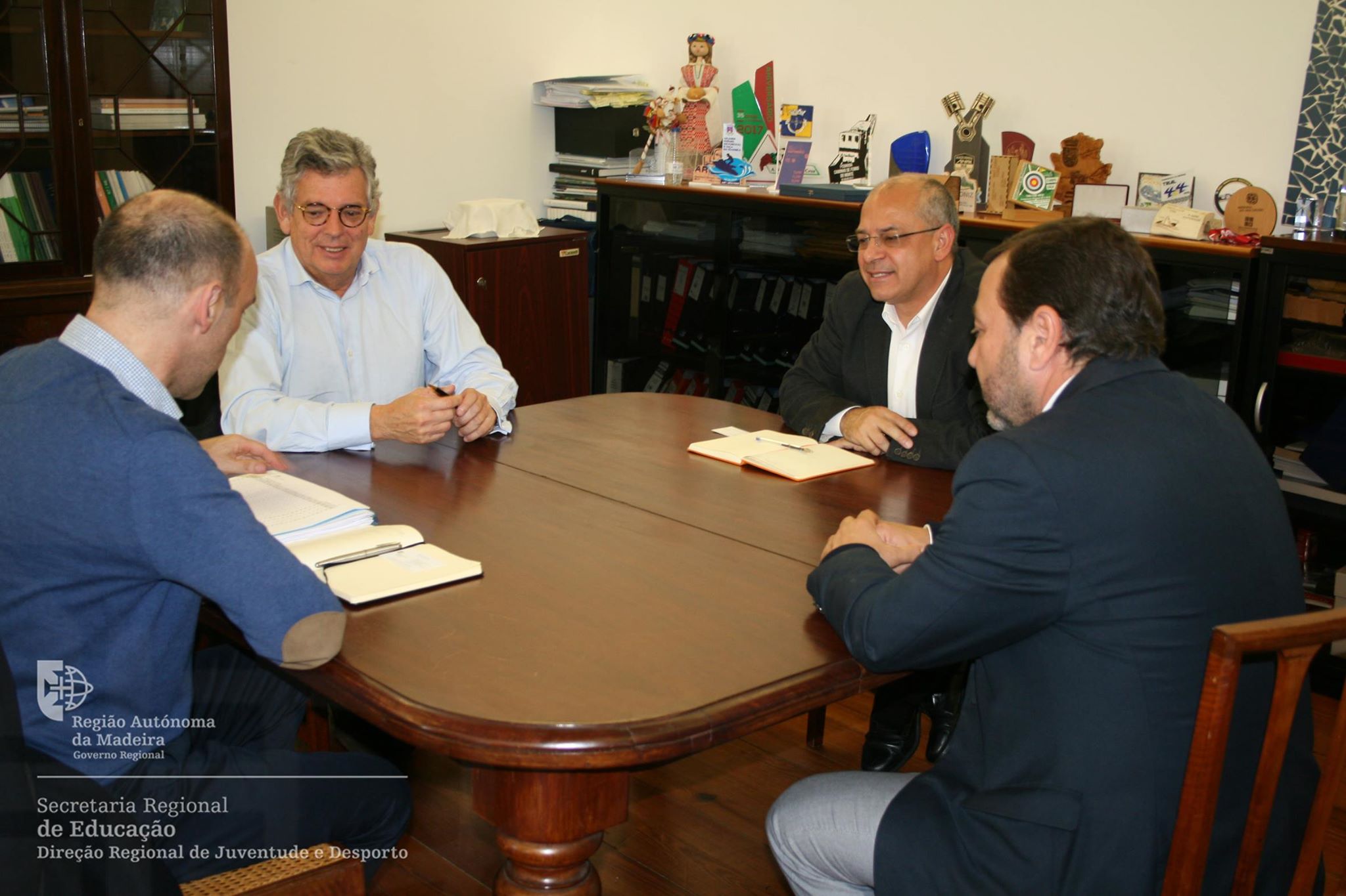 Direção Regional de Juventude e Desporto reuniu com o Presidente da Federação Portuguesa de Patinagem