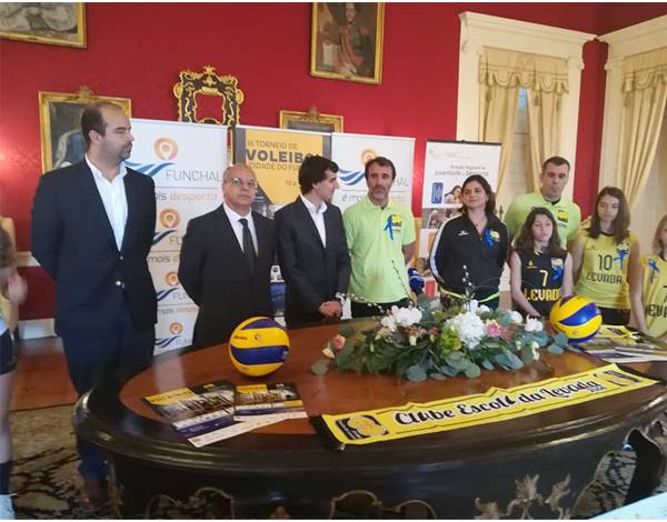 Apresentação do III Torneio de Voleibol da CE Levada "Cidade do Funchal"