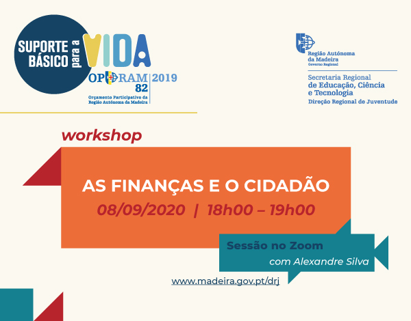 As Finanças e o Cidadão | 8 de setembro - workshop online