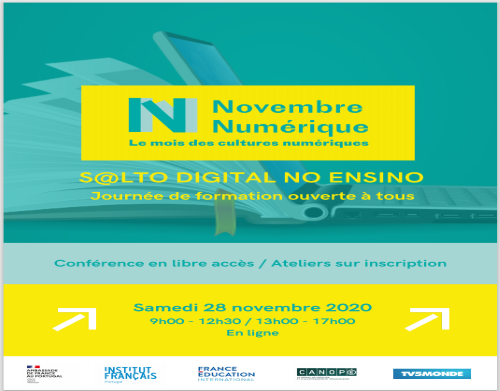 Jornada de Formação à Distância "S@lto Digital no Ensino" - Institut  Français au Portugal - 28 de novembro de 2020