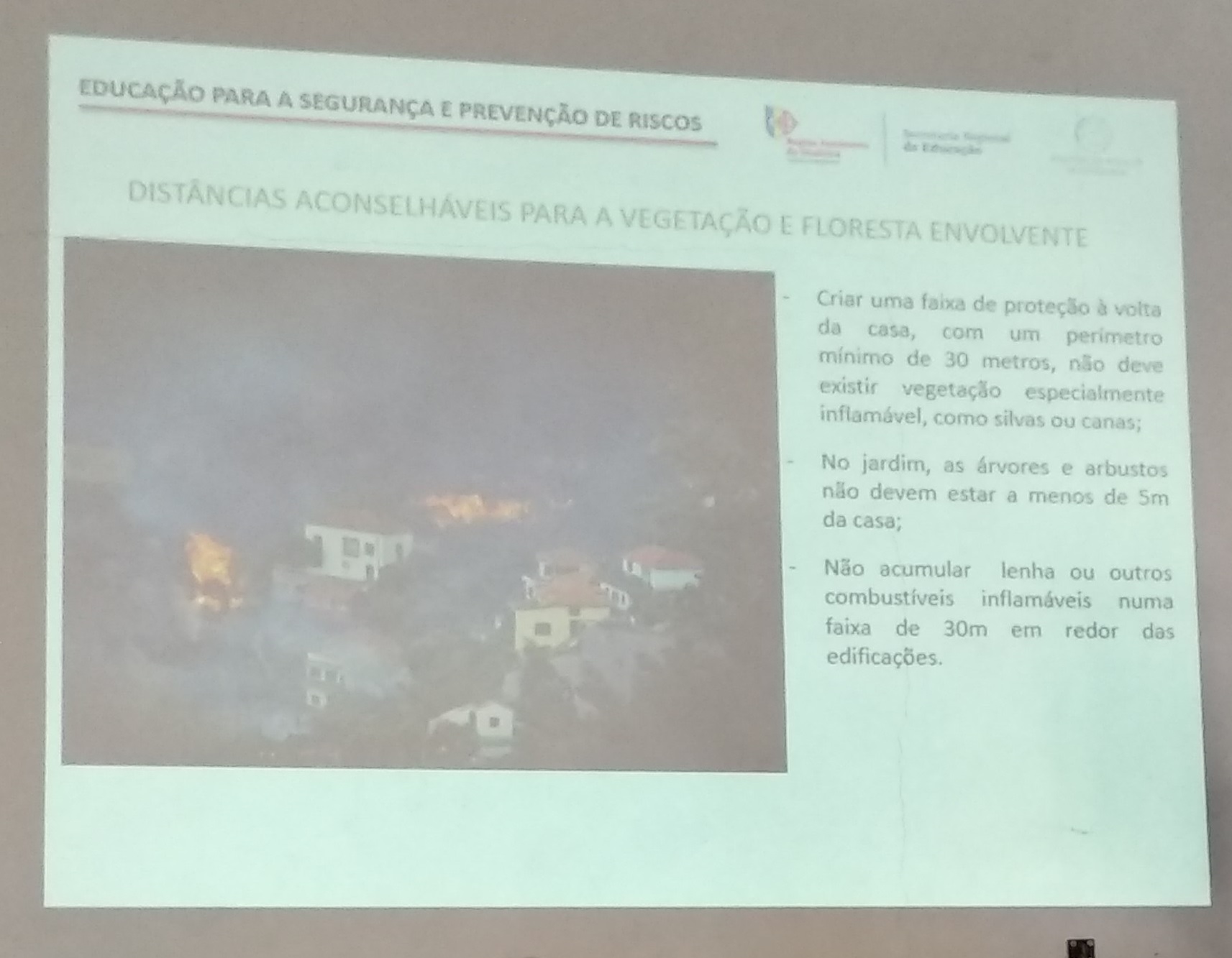 STFP na ação de sensibilização "Riscos Naturais na Ilha da Madeira"