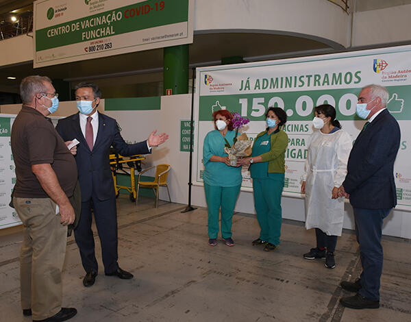 Madeira já administrou 150 mil doses da vacina contra a COVID-19