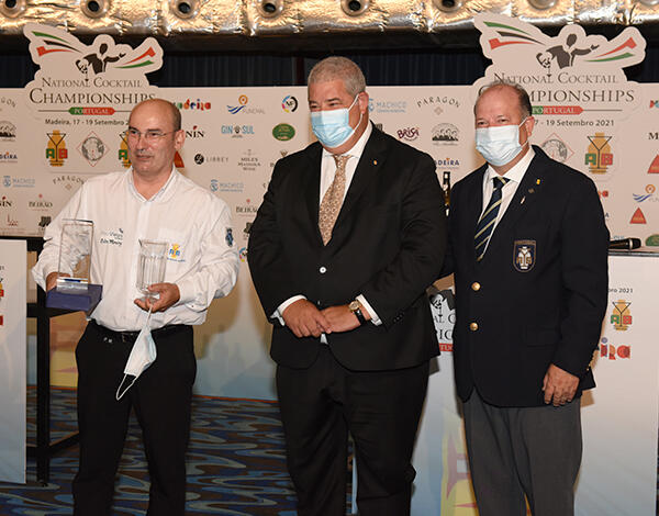 Pedro Ramos no encerramento do Concurso Nacional de Cocktails  