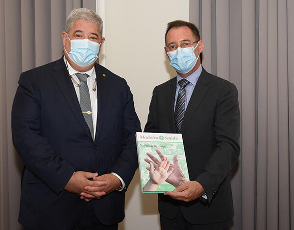 Pedro Ramos reuniu com o Presidente da ANEPC