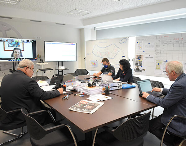 Pedro Ramos participou em videoconferência sobre dependências e comportamentos aditivos.