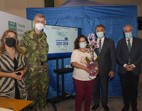 200 mil vacinas contra a COVID-19 administradas na Região Autonoma da Madeira 