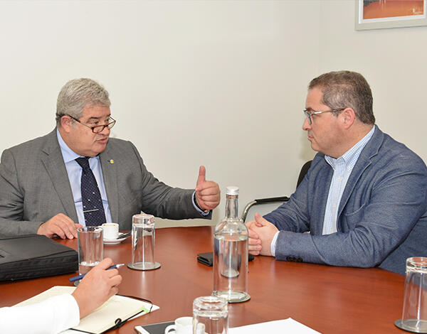 Pedro Ramos reuniu com Mário Pereira