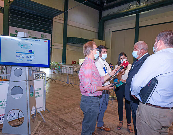 Madeira atinge 70% da população com a vacinação completa contra a COVID-19