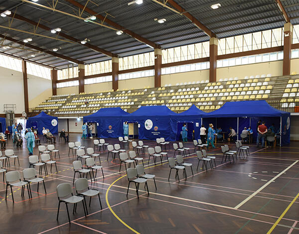 Vacinação contra a COVID-19 no concelho de Santa Cruz